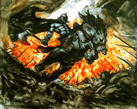 "Striking Chaos" - Original Oil Painting