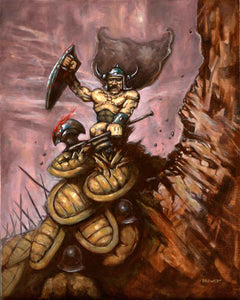 "The Enforcer" - Original Oil Painting