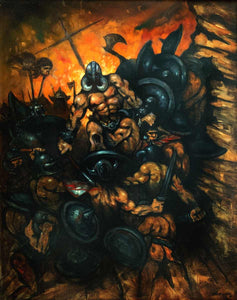 "Vessel Of Death" - Original Oil Painting